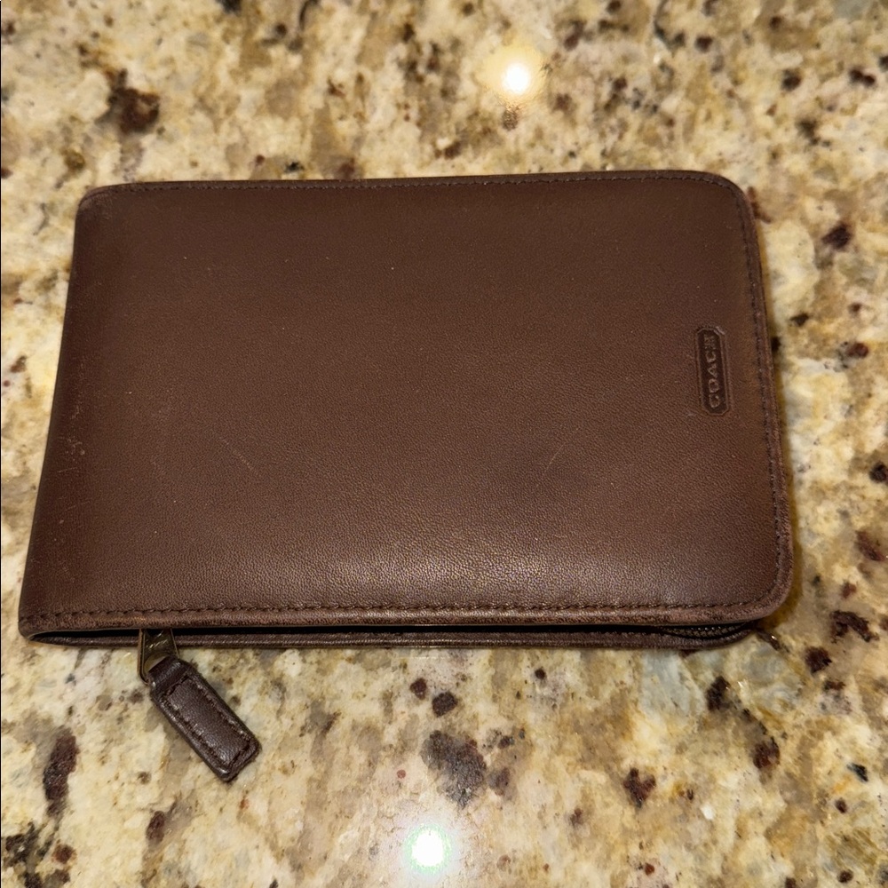 Coach Dark Brown Leather case